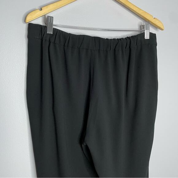 R | Label The Reset Black Elastic Stretch Pants High Rise Pull-on Large - Picture 6 of 8